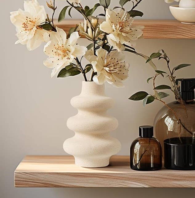 Rippled Vase 6"