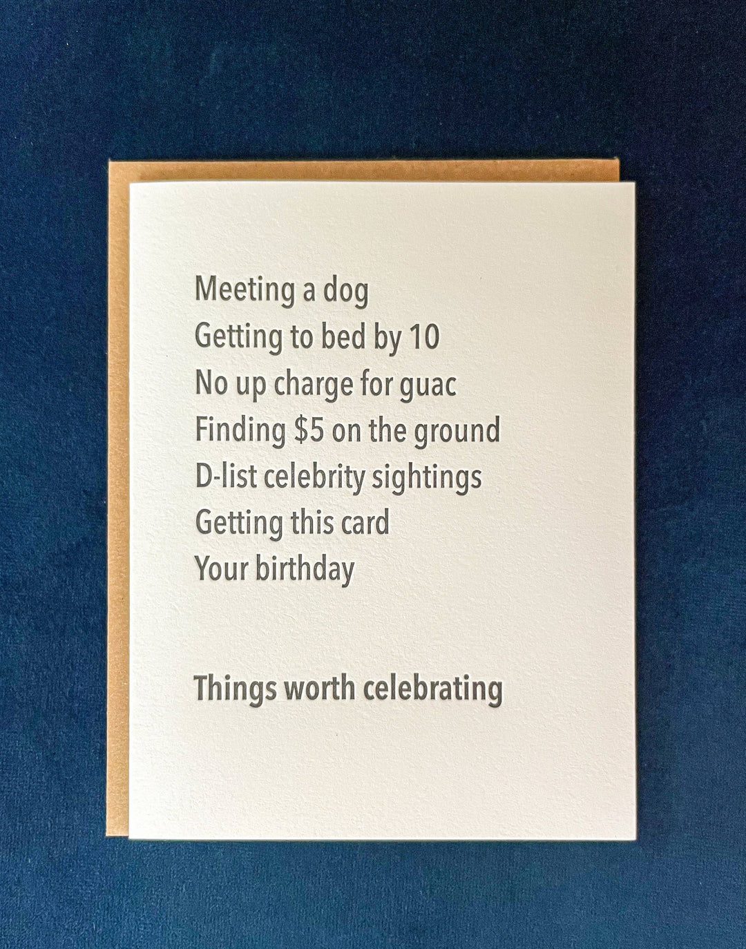Worth Celebrating - Birthday Card