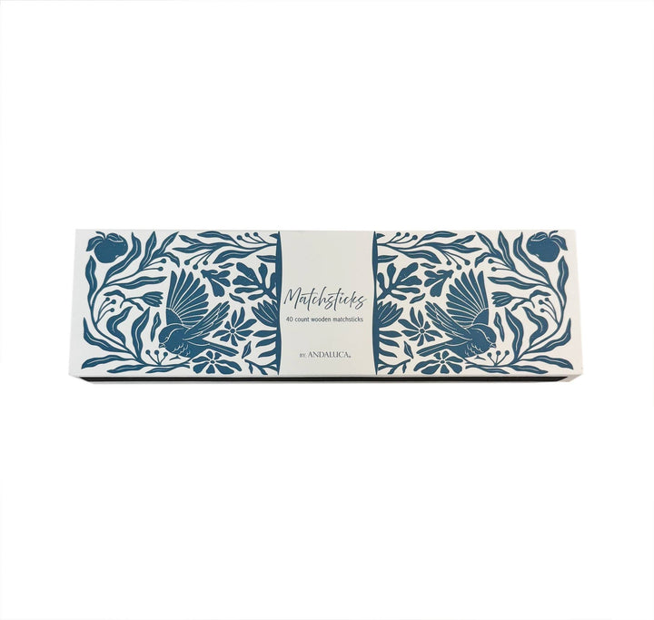 Decorative Box of Matches: Blue