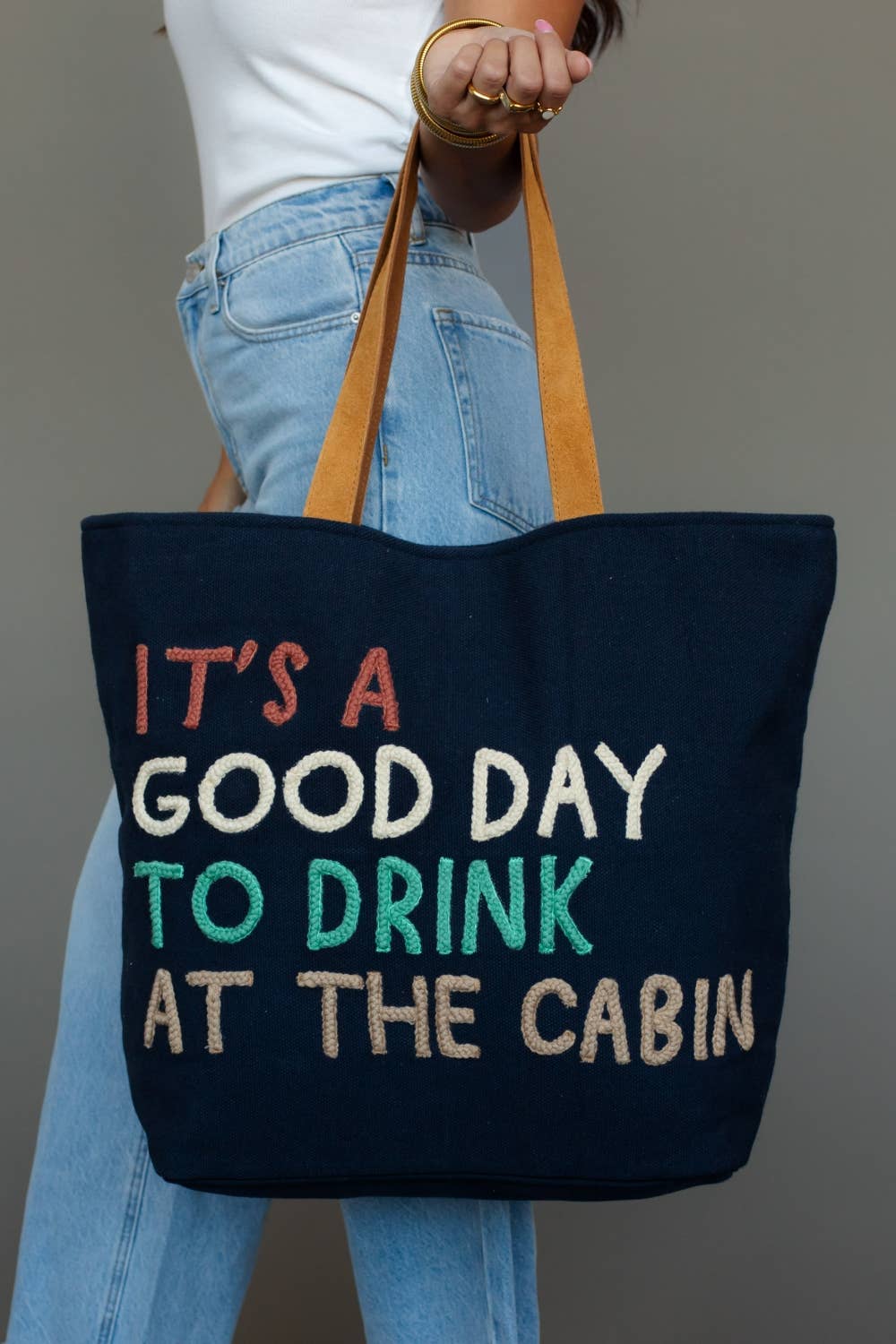 It's A Good Day To Drink At The Cabin Tote