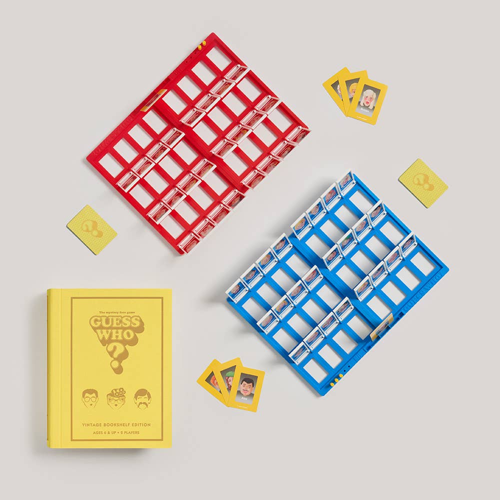 Vintage Bookshelf Edition Guess Who? Game