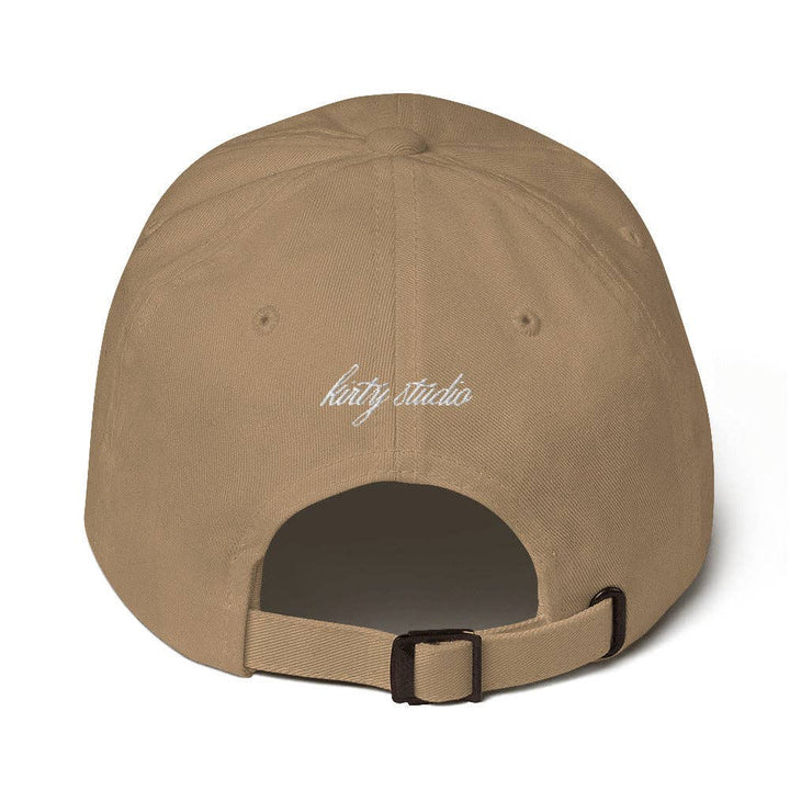 'Champagne Crew' Dad Hat: Noir