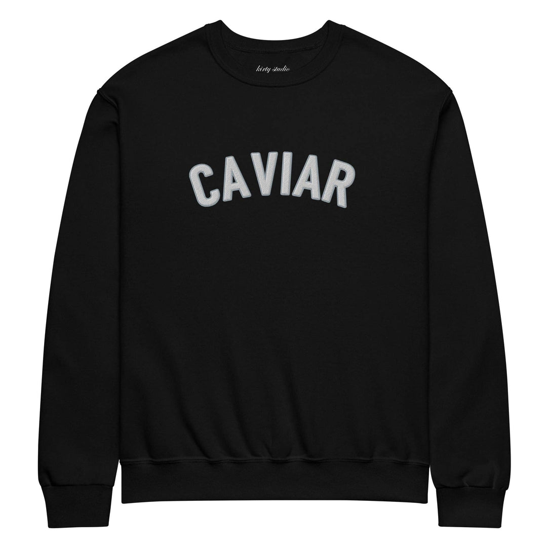 'Caviar' Heritage Crew - Onyx: XL