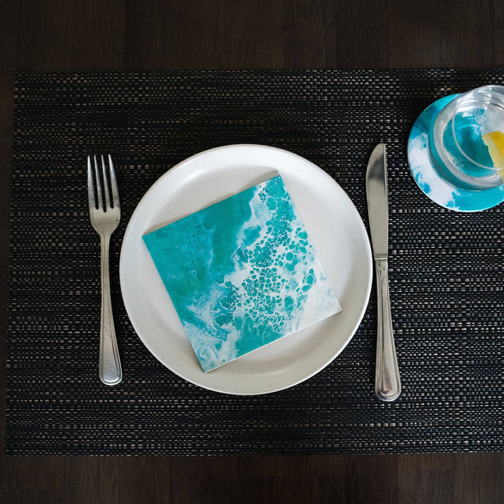 Cocktail Napkins: Caribbean Blue