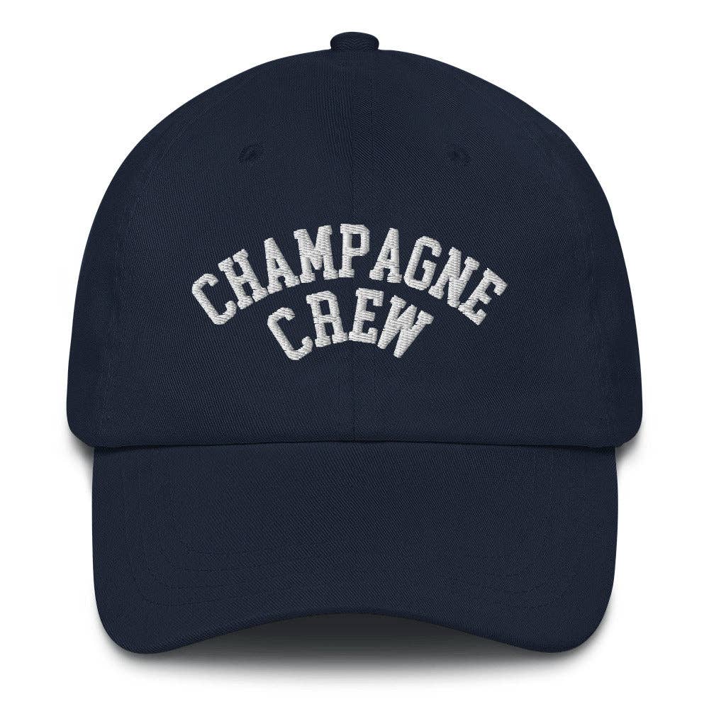 'Champagne Crew' Hat: Something Blue