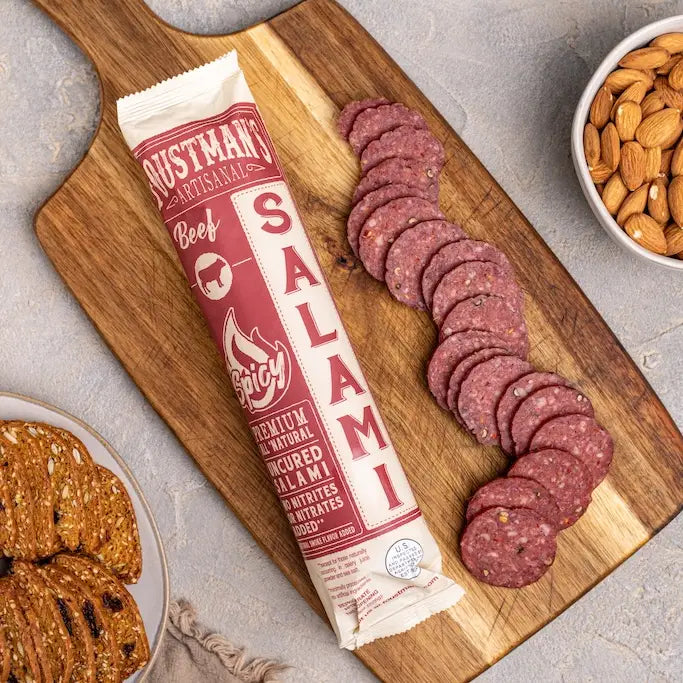 Foustman's Spicy Beef Uncured Salami