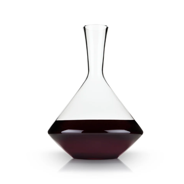 Angled Crystal Wine Decanter