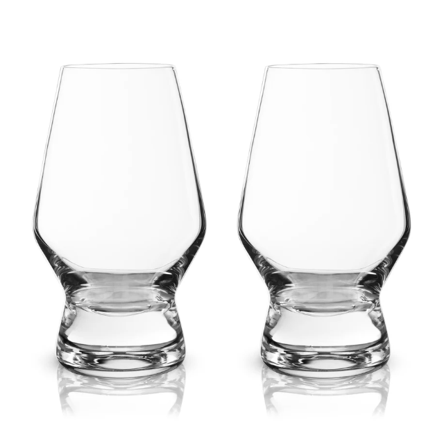 Footed Crystal Scotch Glass (set of 2)