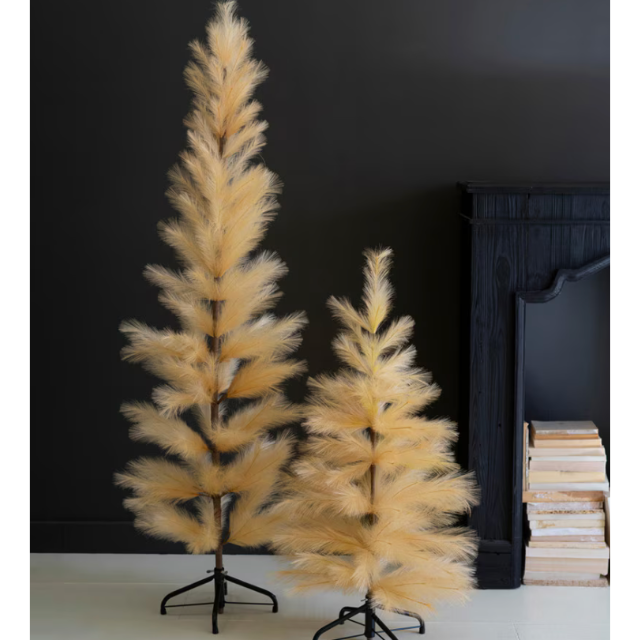Faux Pampas Christmas Tree (Small)