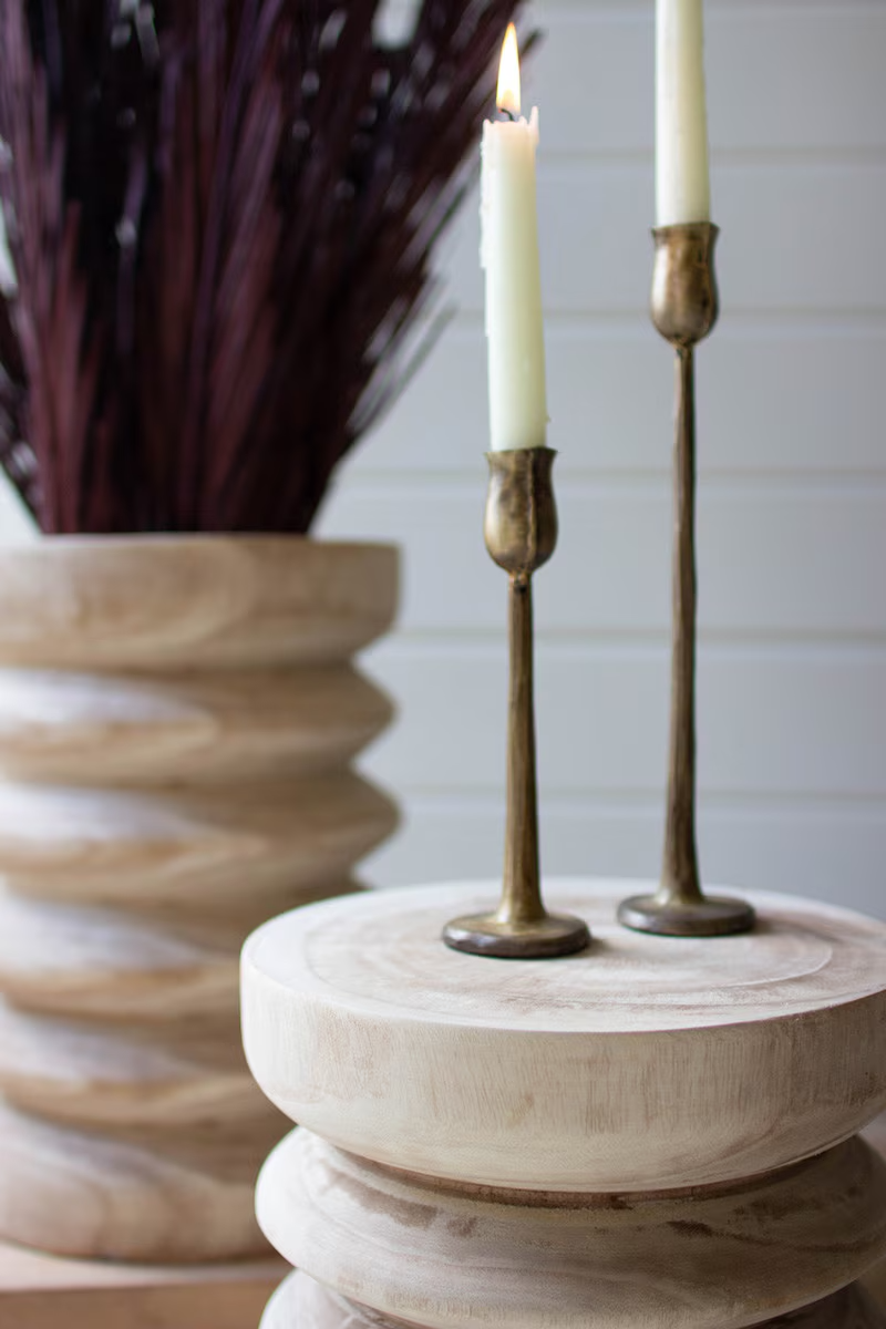 Natural Wood Stool/Planter