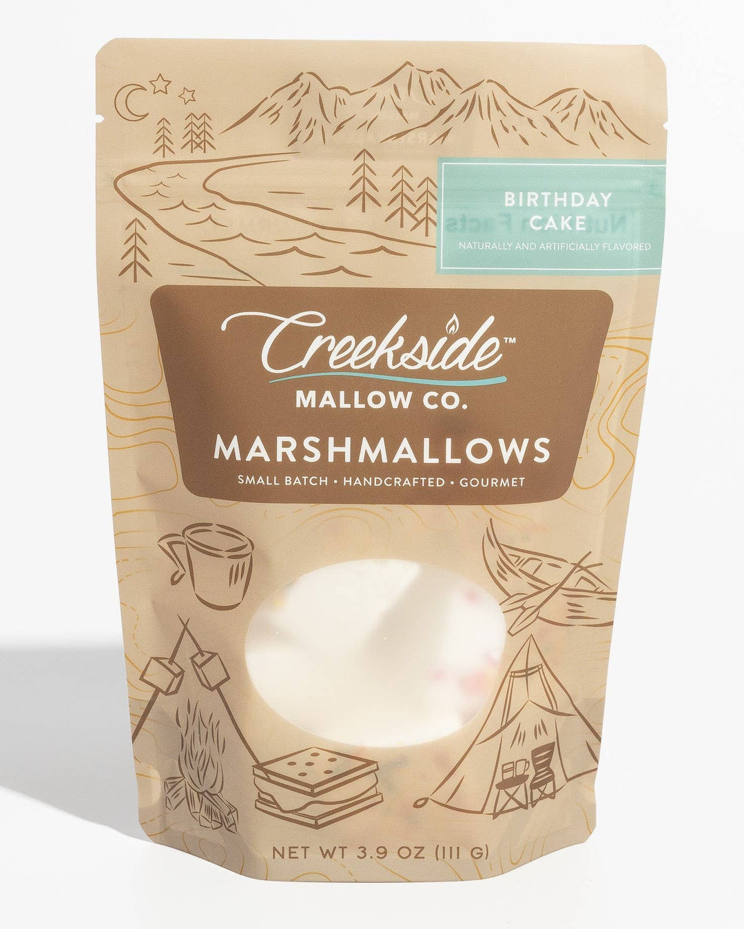 Small Marshmallow Bags - Mint Chip