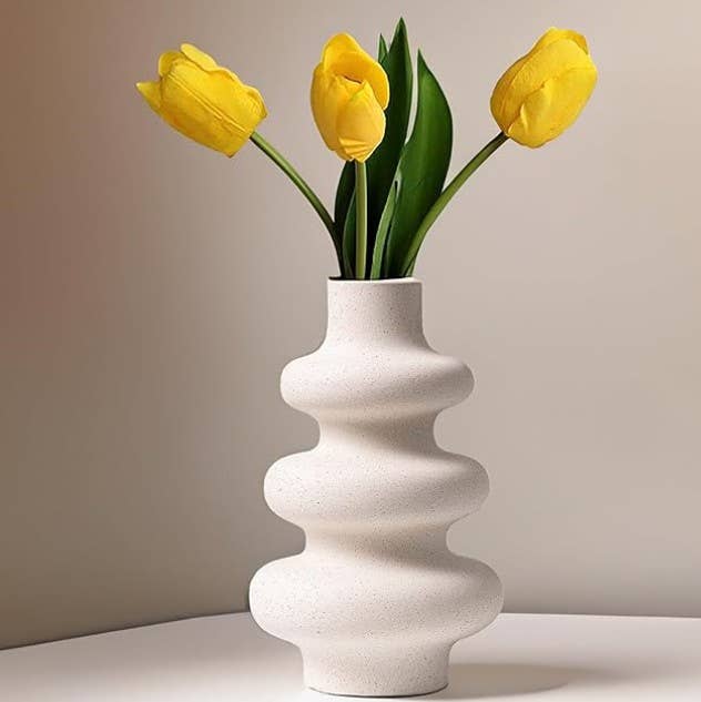 Rippled Vase 6"