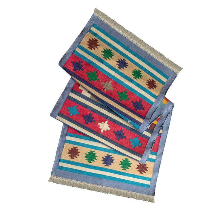 Kina Flat Weave Runner Rug - 2.5' W x 9' L