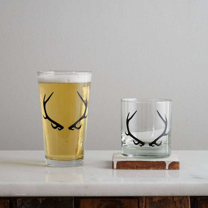 Antler Glassware, Matte Black: Rocks Glass 11 oz