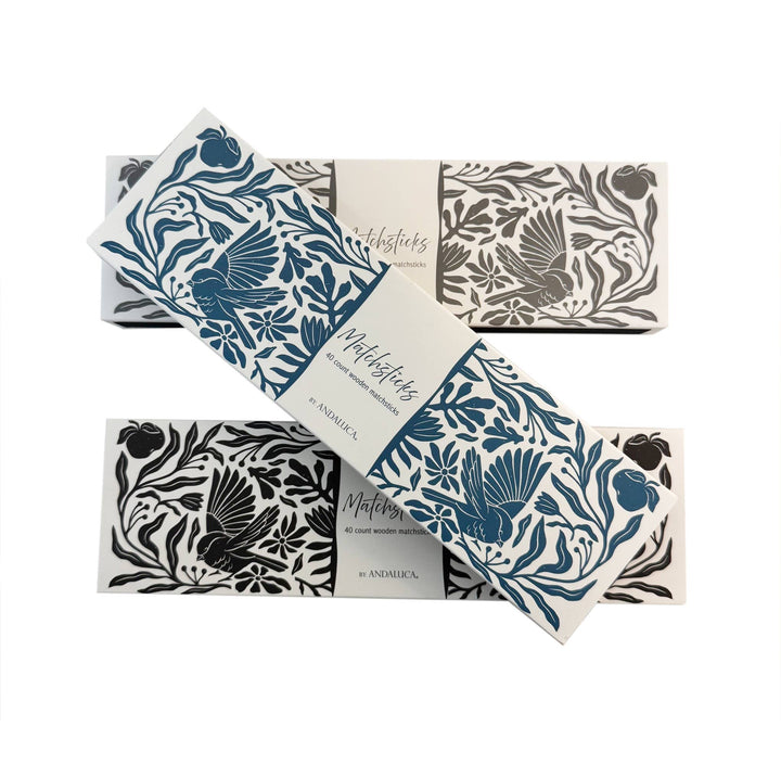 Decorative Box of Matches: Blue