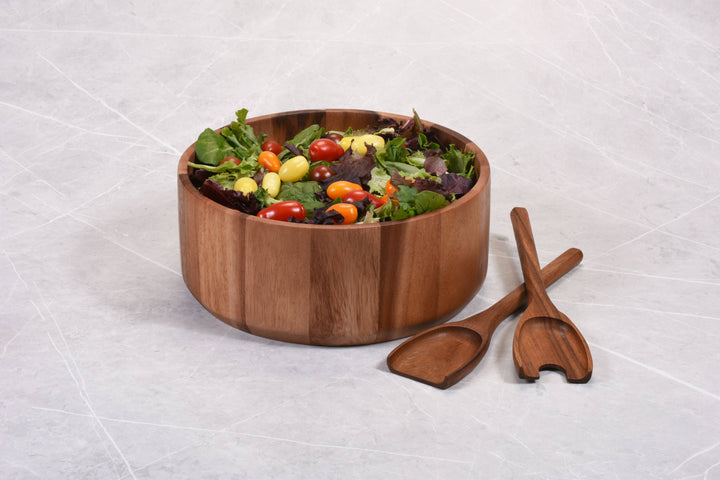 Extra Large Salad Bowl with Servers
