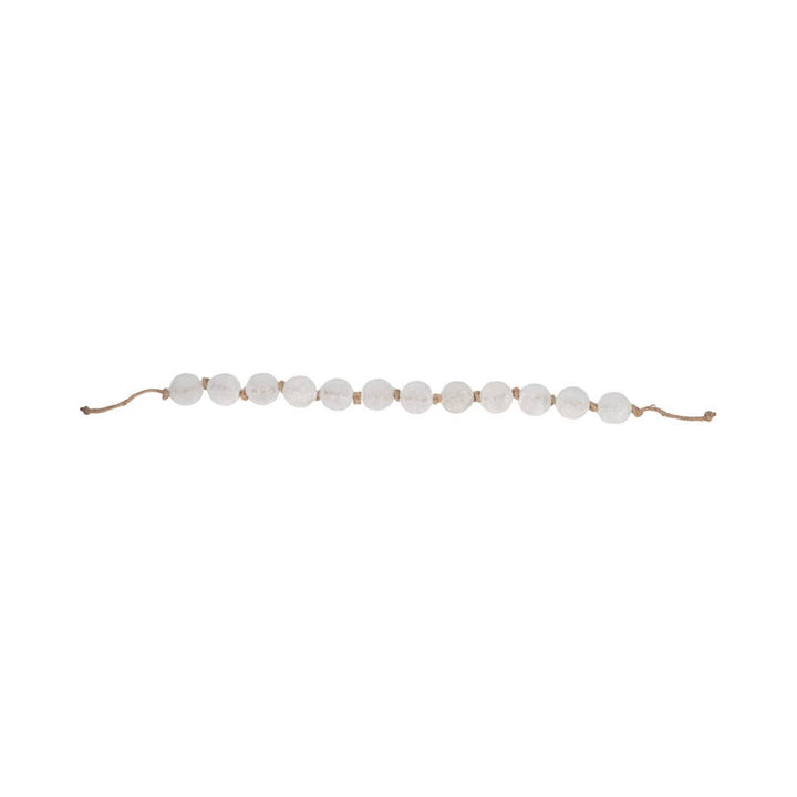 Clear 44 in. Length 2.5 in. Beaded Glass Garland