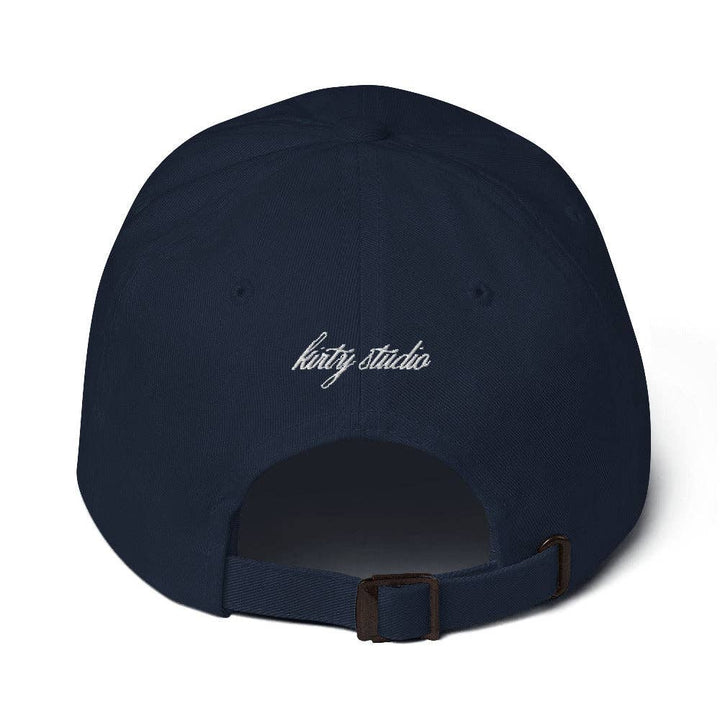 'Champagne Crew' Dad Hat: Noir