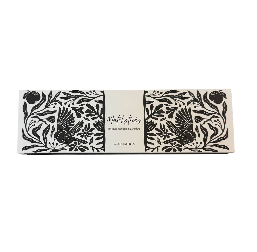 Decorative Box of Matches: Black