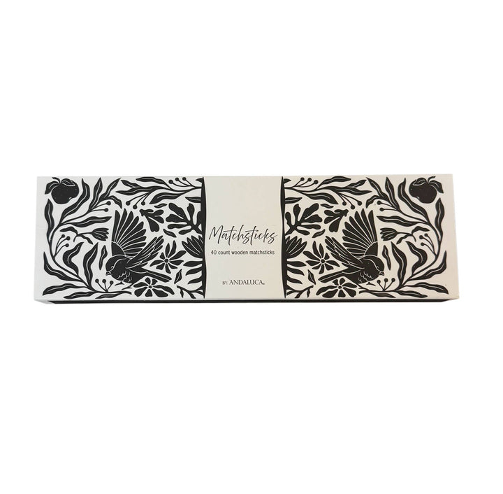 Decorative Box of Matches: Black