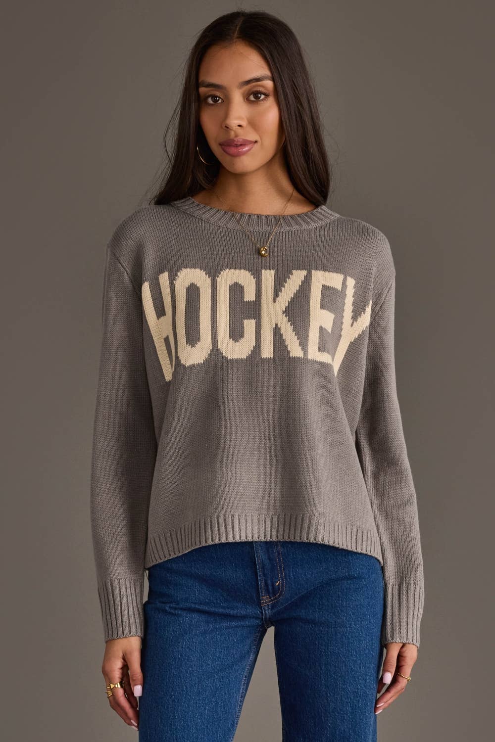 Gray Hockey Sweater