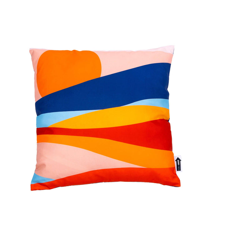 Desert Sunset 17.7" Square double-sided Outdoor Pillow