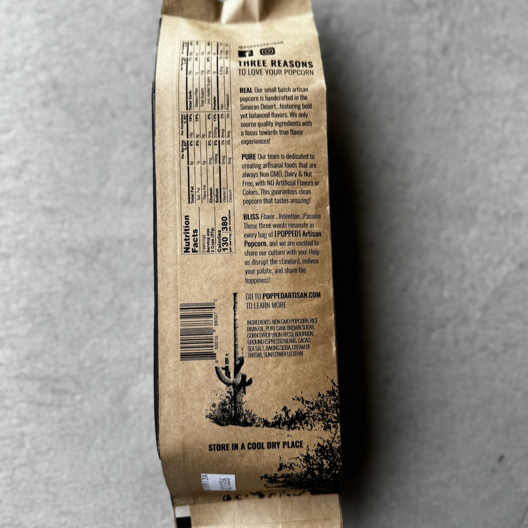 Bourbon Espresso Caramel Artisan Popcorn