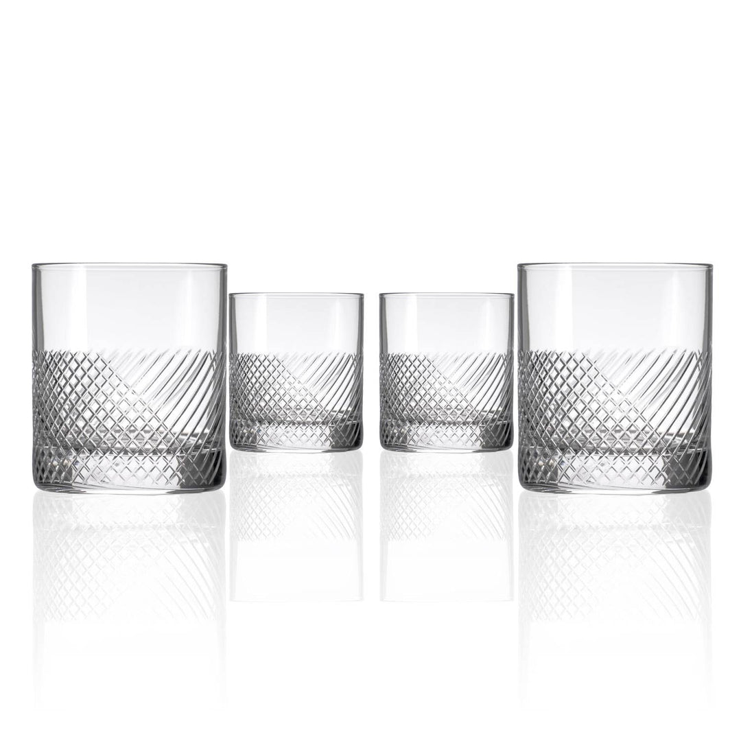 Bourbon Street On The Rocks Glass 11oz: Set of 2