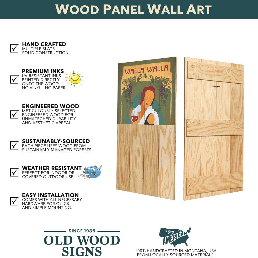 Please Remove Boots: Generic - Wood & Metal Wall Art: Wood / 36" x 10.5"