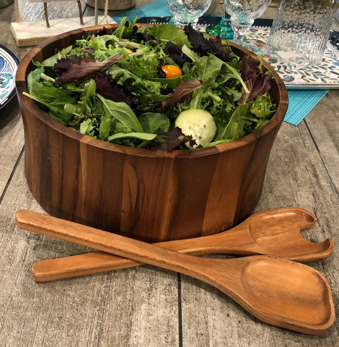 Extra Large Salad Bowl with Servers 328C-3