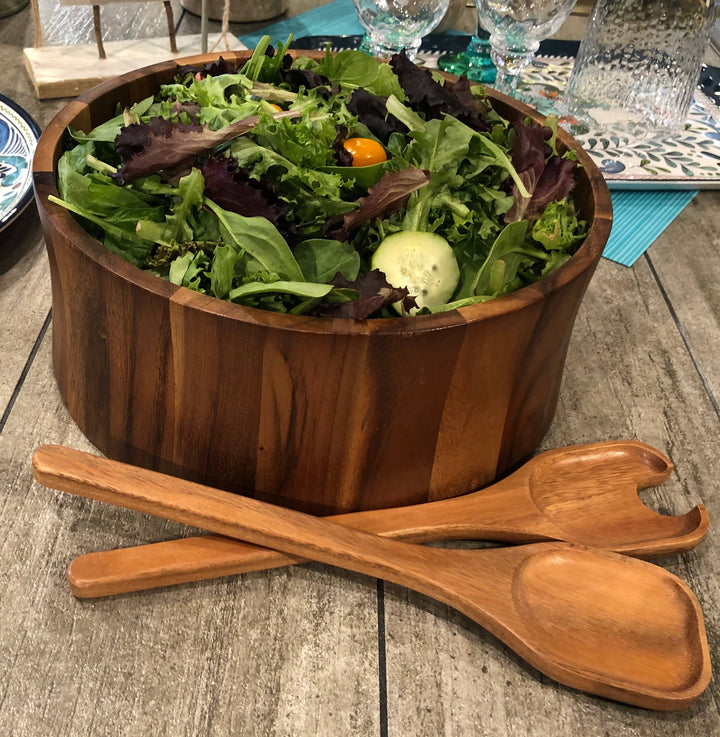 Extra Large Salad Bowl with Servers 328C-3