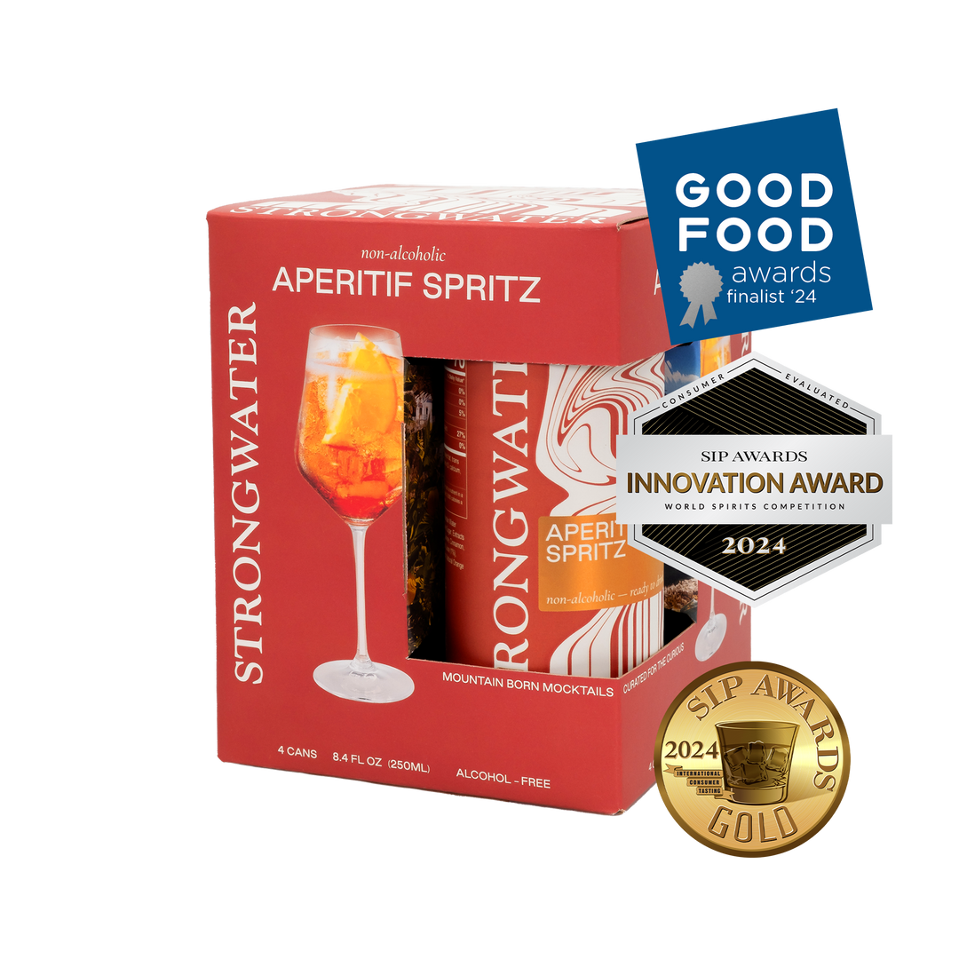 Strongwater Sparkling Aperitif - Aperol Spritz Mocktail (non-alcoholic)