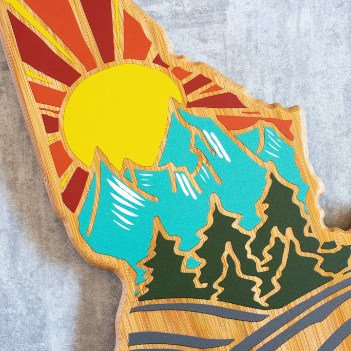 Idaho Cutting Board with Artwork by Summer Stokes