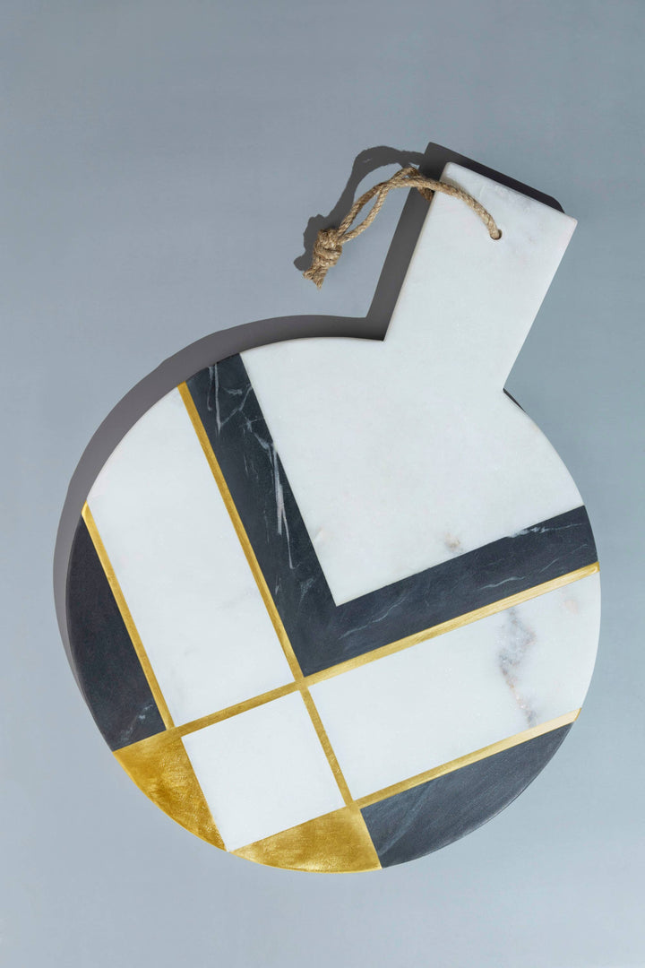 Campania Marble Cheese Board - 16" L x 12" W