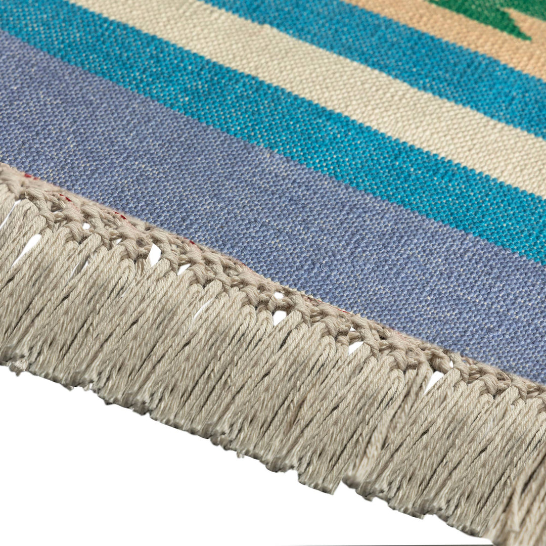 Kina Flat Weave Runner Rug - 2.5' W x 9' L