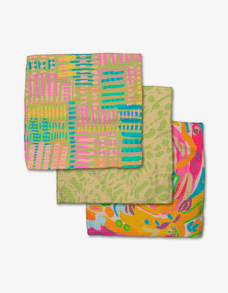 Geometry Positive Vibes Dishcloth Set