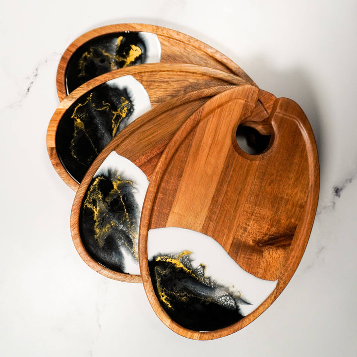 Onyx Wine & Appetizer Trays