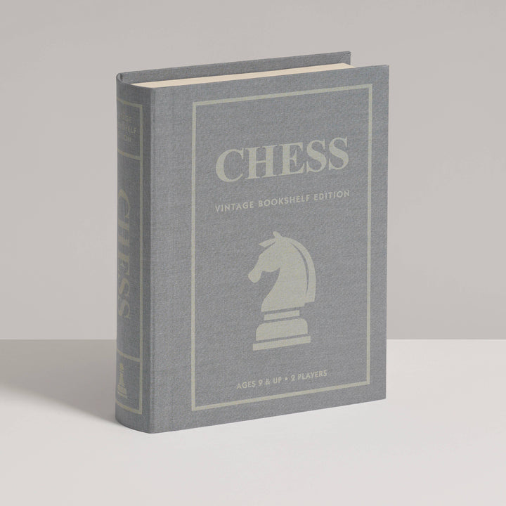 Vintage Bookshelf Edition Chess Set