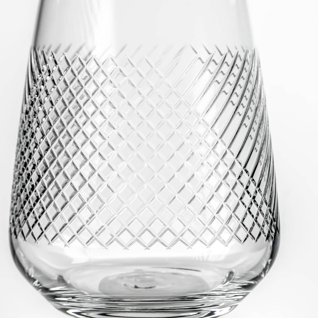 Bourbon Street 15.75oz Stemless Wine Glass: Set of 2