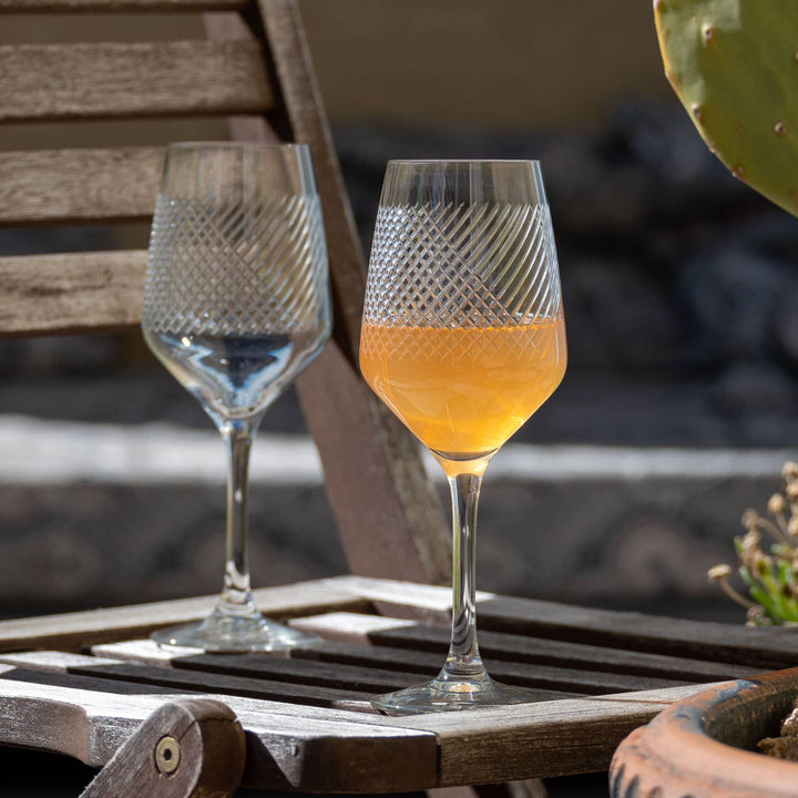 Bourbon Street White Wine Glass 10.75oz Set of 2