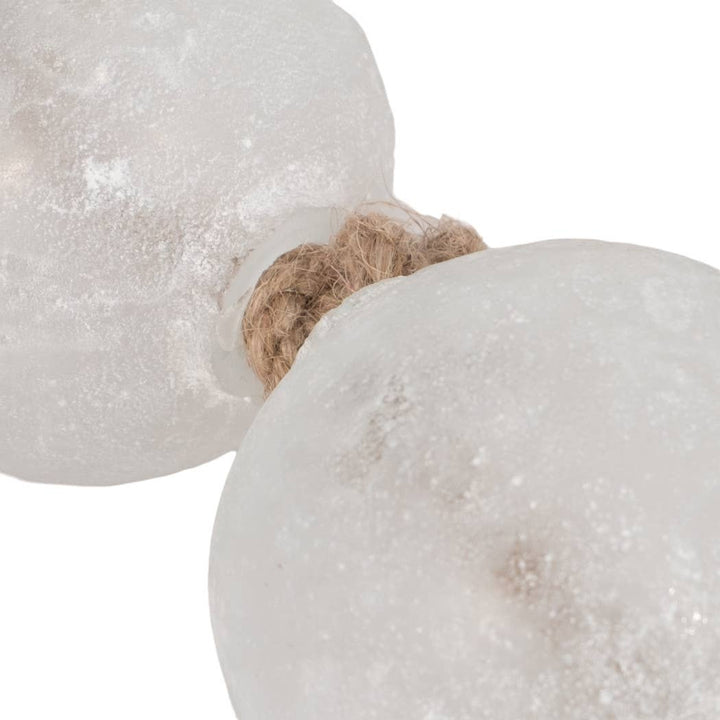 Clear 44 in. Length 2.5 in. Beaded Glass Garland