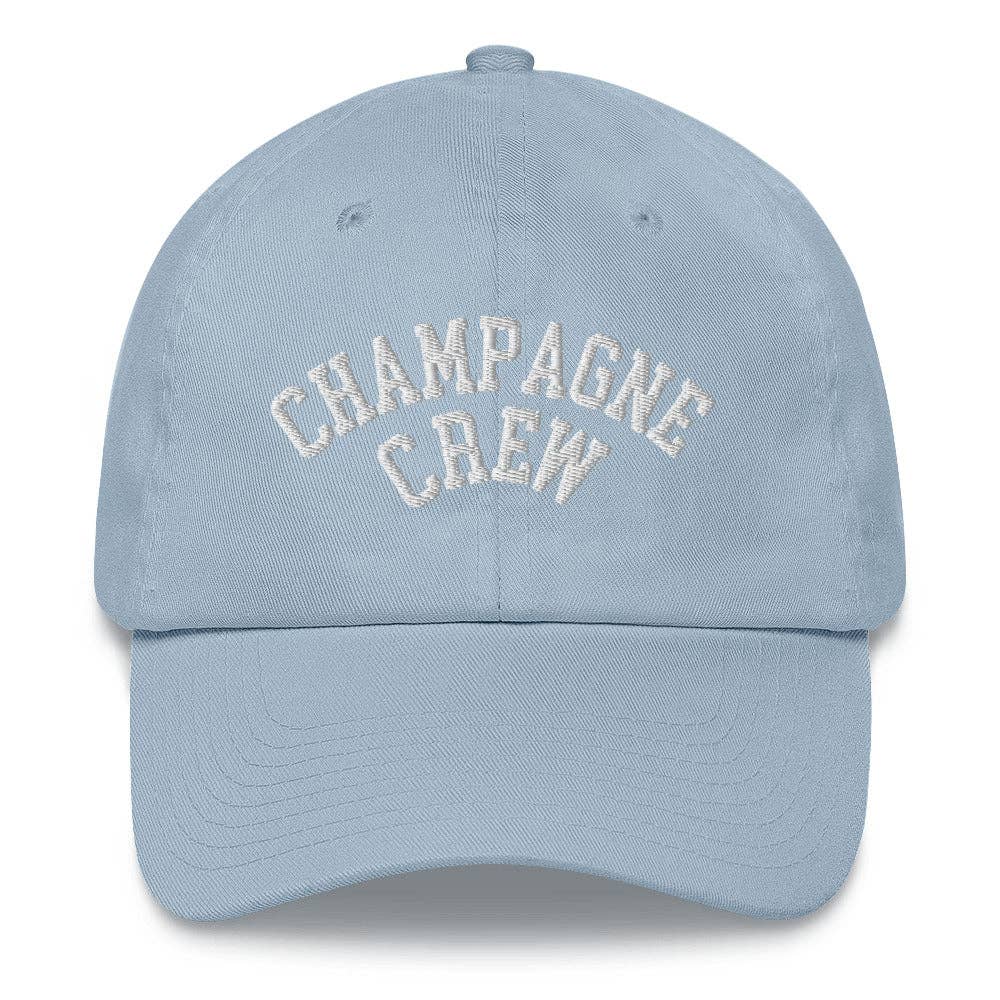 'Champagne Crew' Hat: Something Blue