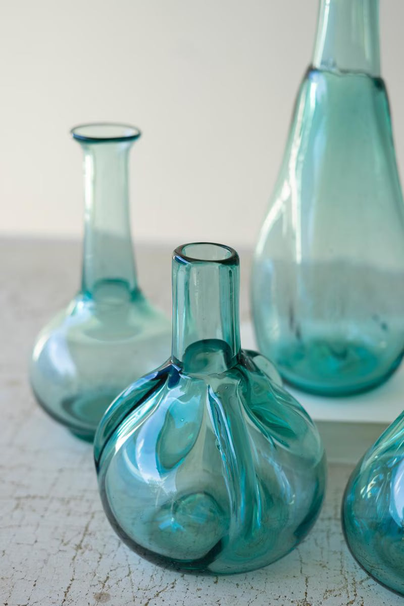 Set of 6 Bottle Bud Vases