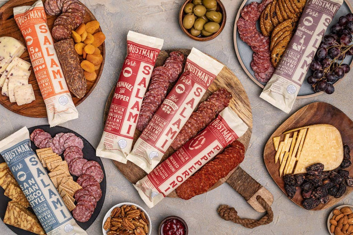 PORK FENNEL & PEPPER | FOUSTMAN'S ALL-NATURAL UNCURED SALAMI