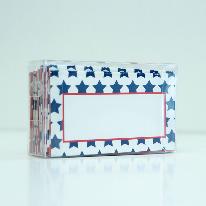 Patriotic Double Sided Place cards