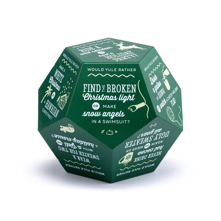 Would Yule Rather 12-Sided Foam Dice