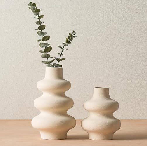 Rippled Vase 6"