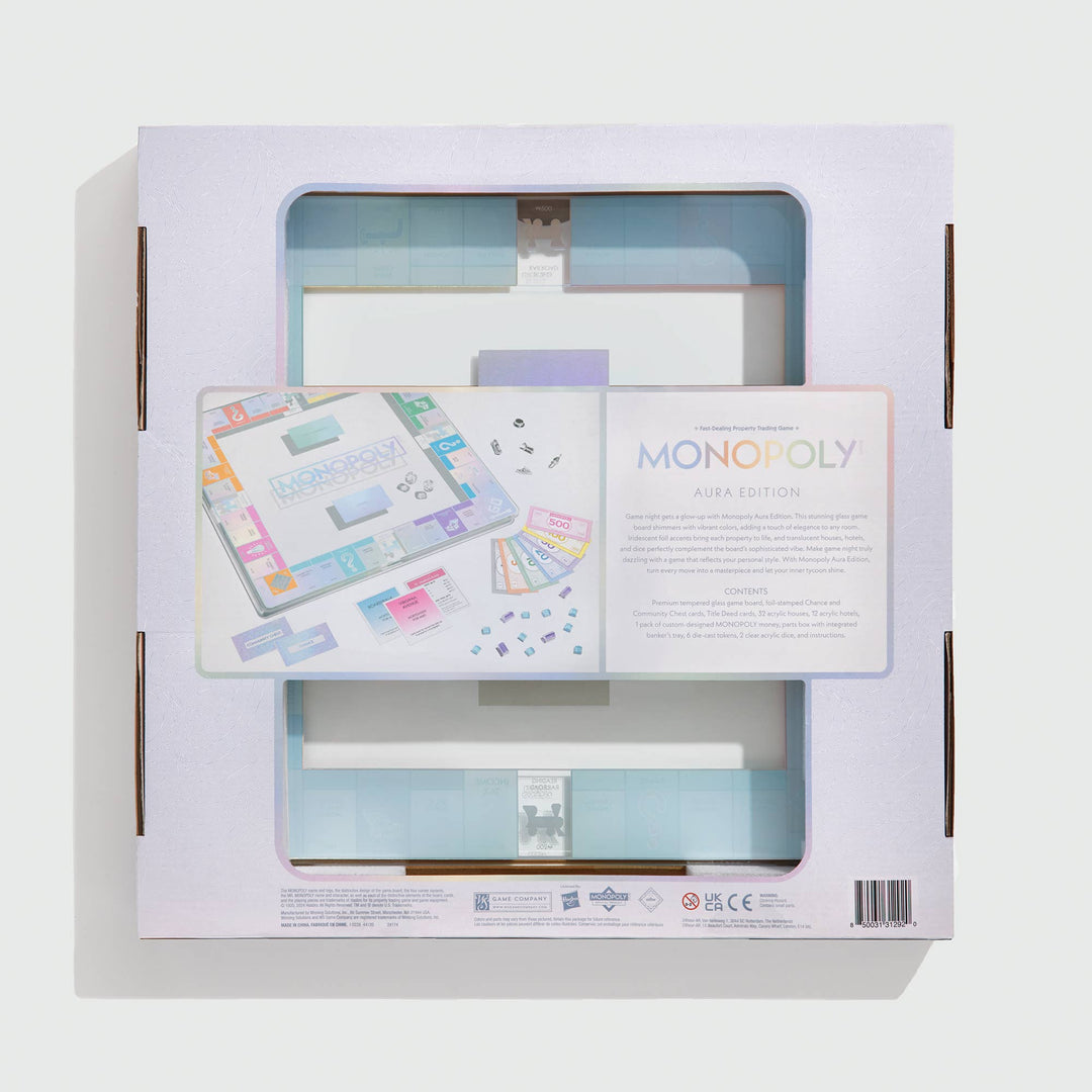 Monopoly Aura Collection Glass Edition
