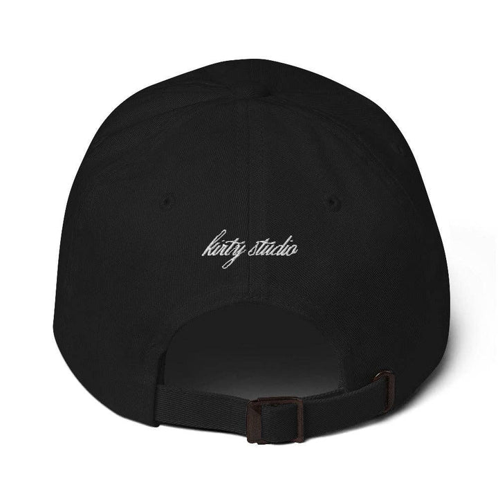 'Champagne Crew' Dad Hat: Noir