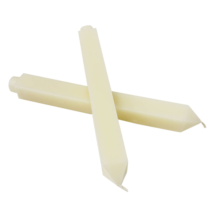 Ivory Square Taper Candles (Set of 2)